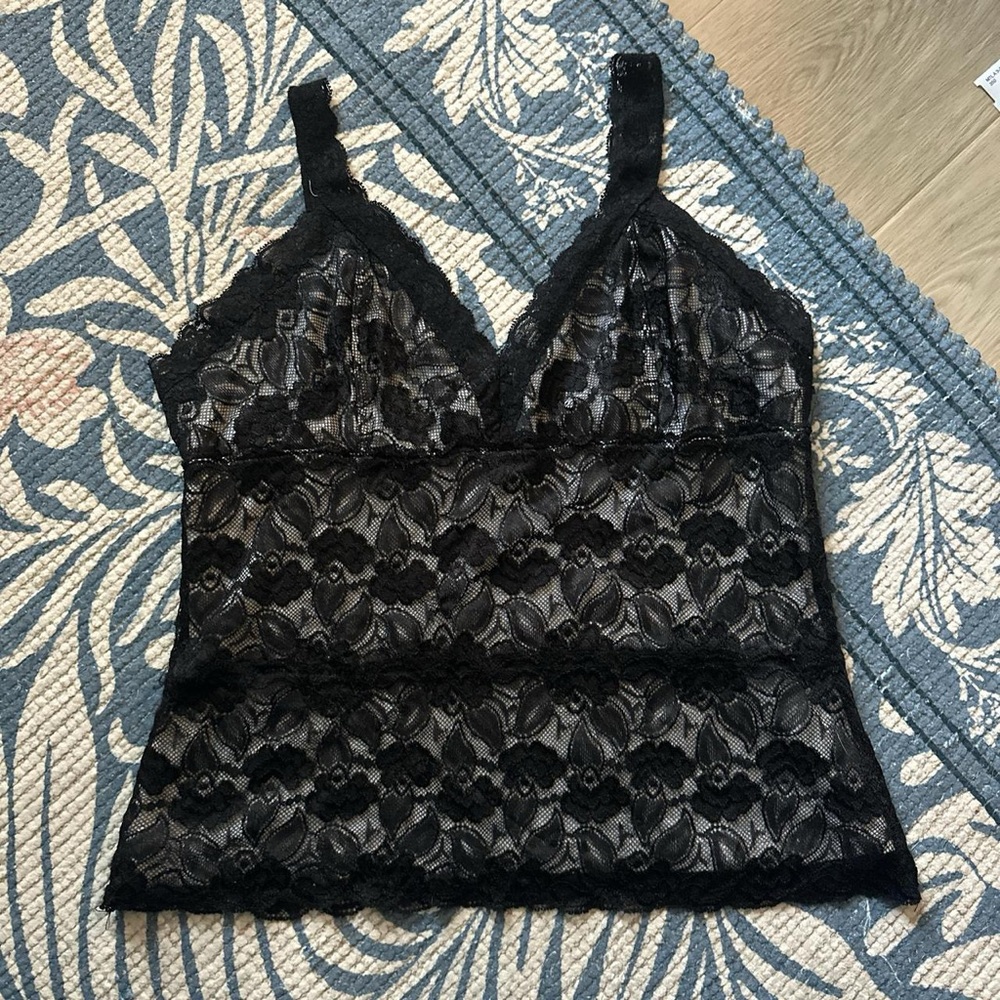 Black Lace Camisole Tank top